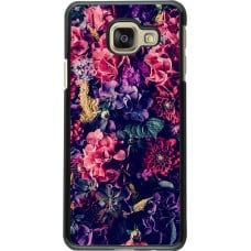 Coque Samsung Galaxy A3 (2016) - Flowers Dark