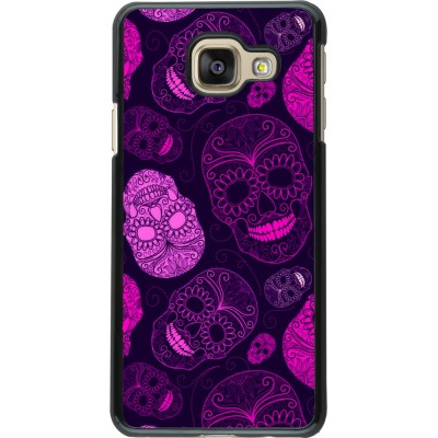 Coque Samsung Galaxy A3 (2016) - Halloween 2023 pink skulls