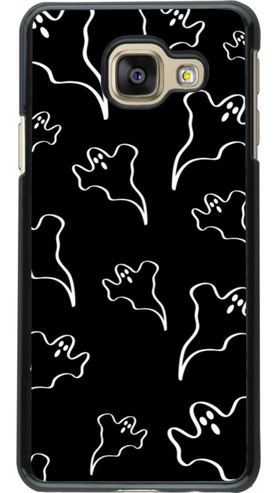 Coque Samsung Galaxy A3 (2016) - Halloween 2024 black and white ghosts