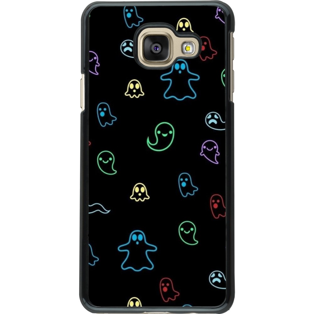 Coque Samsung Galaxy A3 (2016) - Halloween 2024 colorful ghosts