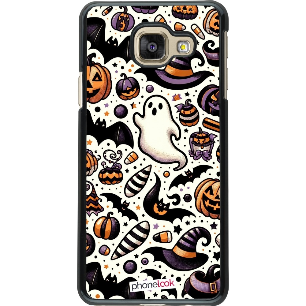 Coque Samsung Galaxy A3 (2016) - Halloween 2024 Cute Pattern