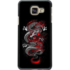 Coque Samsung Galaxy A3 (2016) - Japanese style Dragon Tattoo Red Black