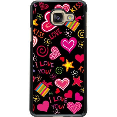 Coque Samsung Galaxy A3 (2016) - Valentine 2023 love symbols