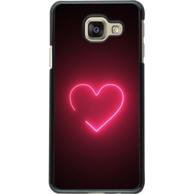 Coque Samsung Galaxy A3 (2016) - Valentine 2023 single neon heart