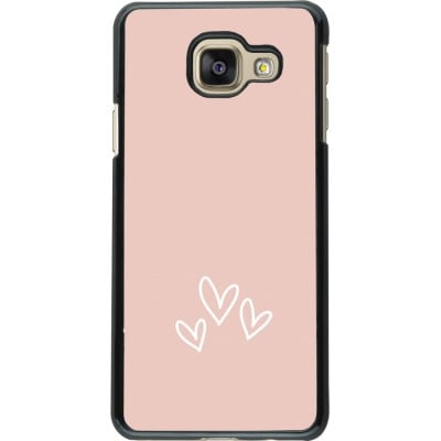 Coque Samsung Galaxy A3 (2016) - Valentine 2023 three minimalist hearts