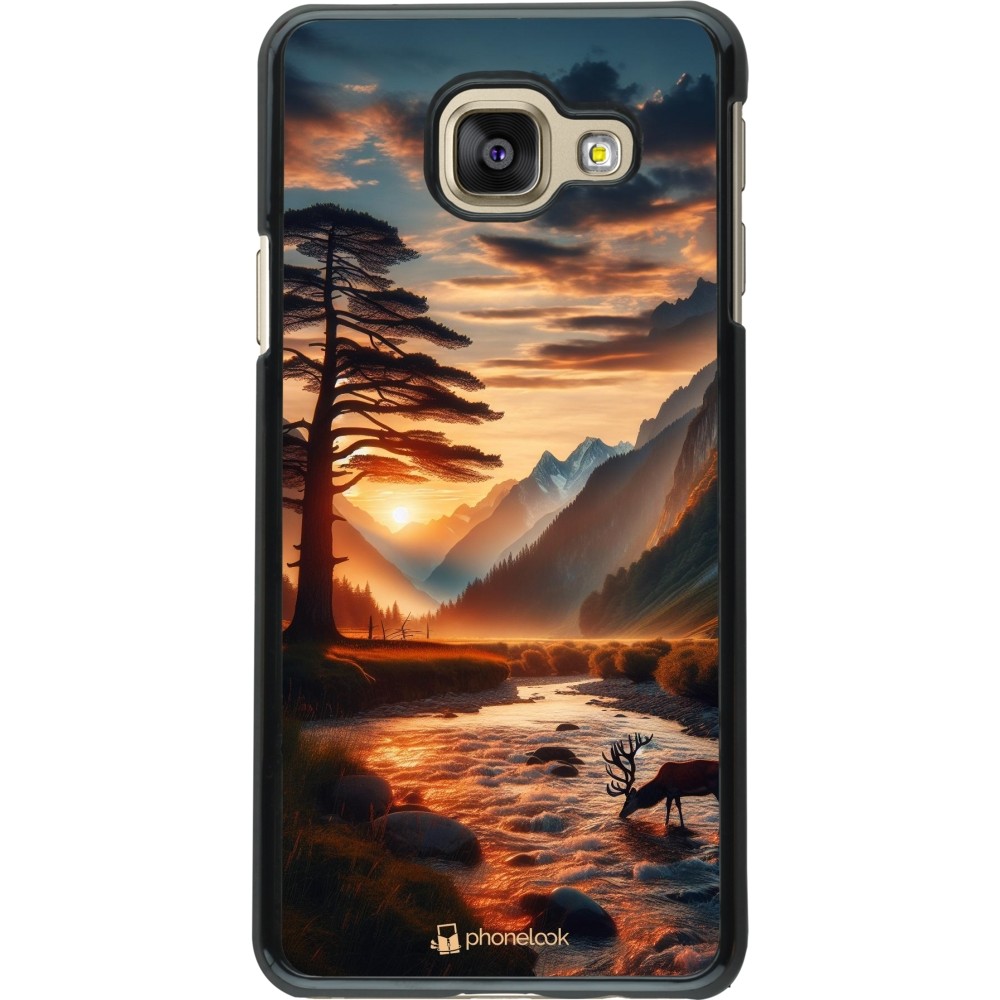 Coque Samsung Galaxy A3 (2016) - Valley Sunset Deer Tree