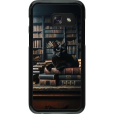 Coque Samsung Galaxy A3 (2017) - Chat livres sombres