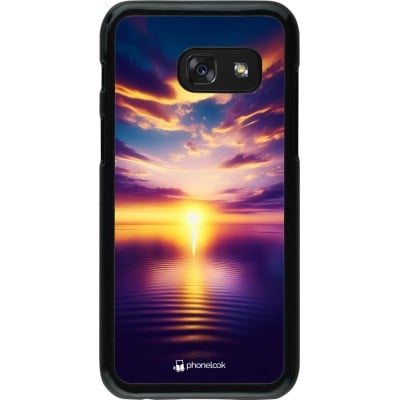 Coque Samsung Galaxy A3 (2017) - Coucher soleil jaune violet