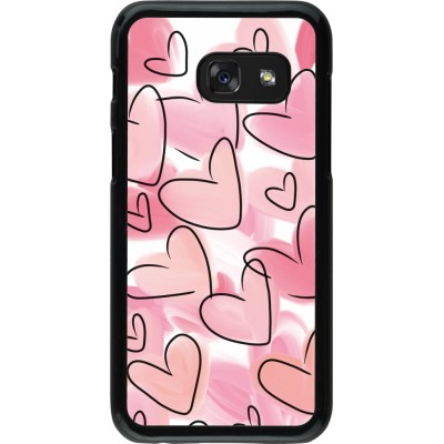 Coque Samsung Galaxy A3 (2017) - Easter 2023 pink hearts