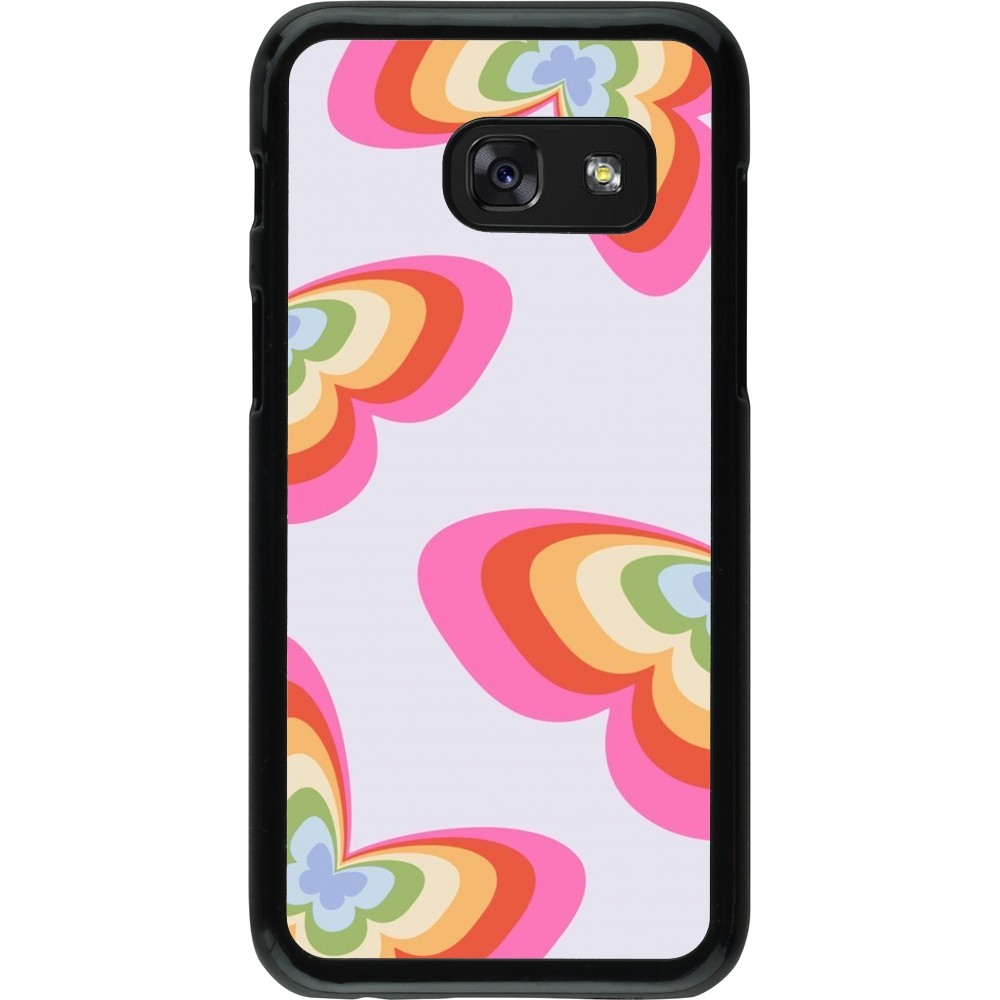 Coque Samsung Galaxy A3 (2017) - Easter 2024 rainbow butterflies