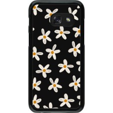 Coque Samsung Galaxy A3 (2017) - Easter 2024 white on black flower