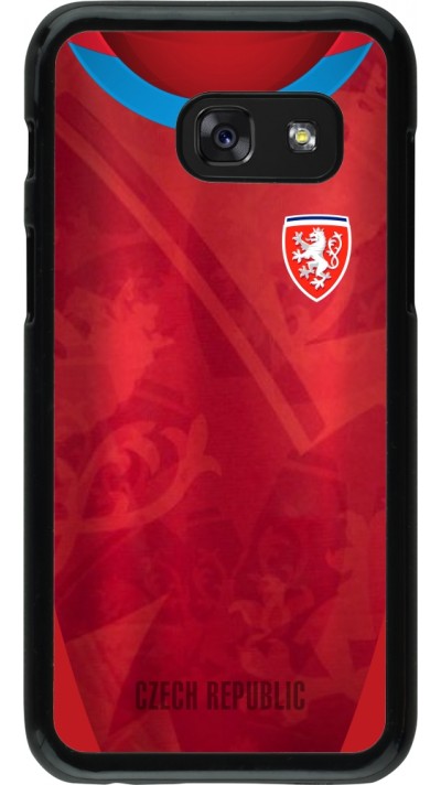 Coque Samsung Galaxy A3 (2017) - Maillot de football République Tchèque personnalisable