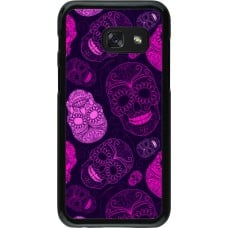 Coque Samsung Galaxy A3 (2017) - Halloween 2023 pink skulls