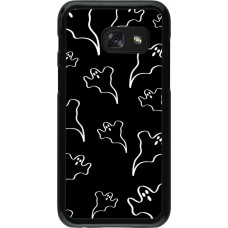 Coque Samsung Galaxy A3 (2017) - Halloween 2024 black and white ghosts