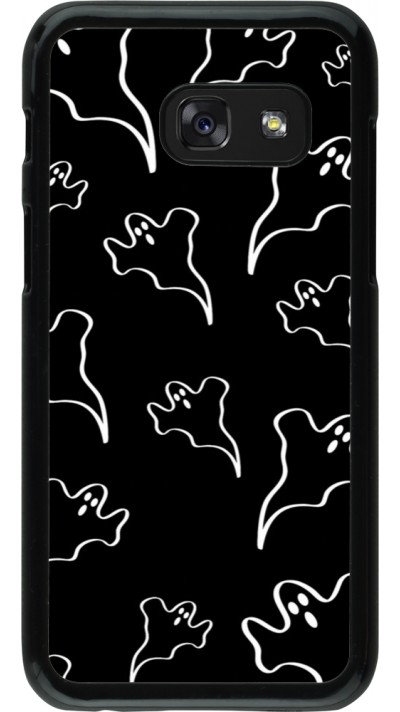 Coque Samsung Galaxy A3 (2017) - Halloween 2024 black and white ghosts