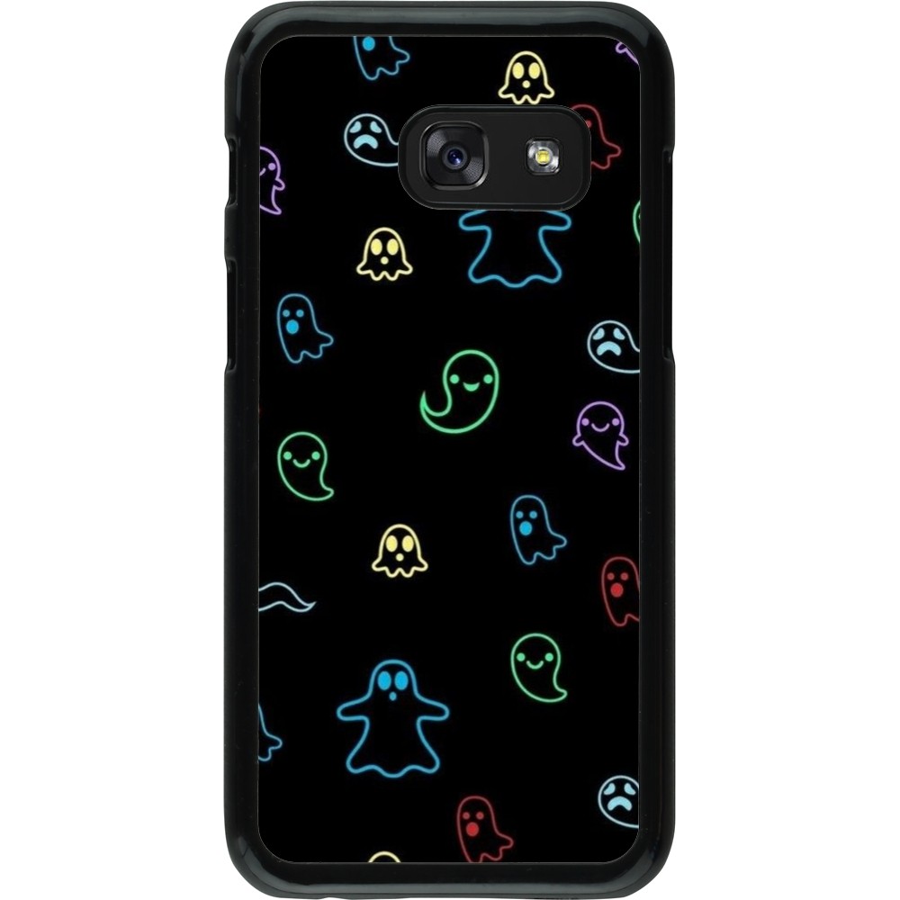 Coque Samsung Galaxy A3 (2017) - Halloween 2024 colorful ghosts