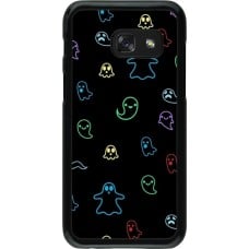 Coque Samsung Galaxy A3 (2017) - Halloween 2024 colorful ghosts