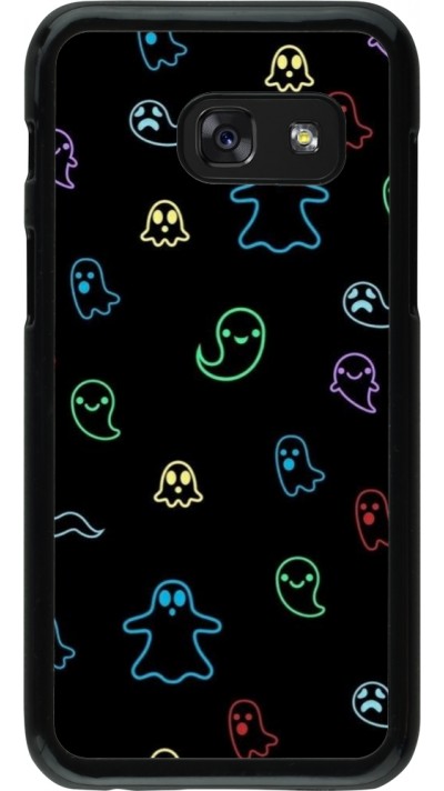 Coque Samsung Galaxy A3 (2017) - Halloween 2024 colorful ghosts