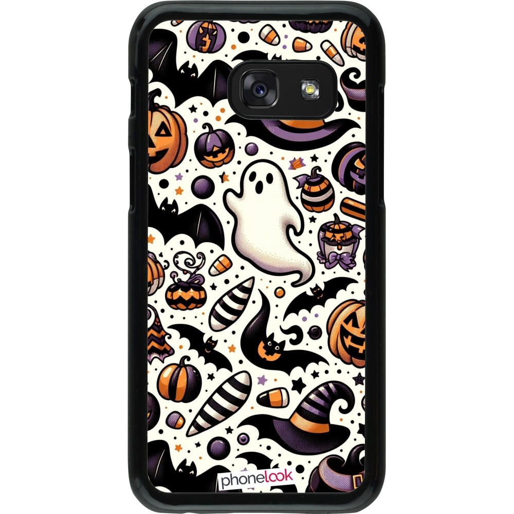 Coque Samsung Galaxy A3 (2017) - Halloween 2024 Cute Pattern