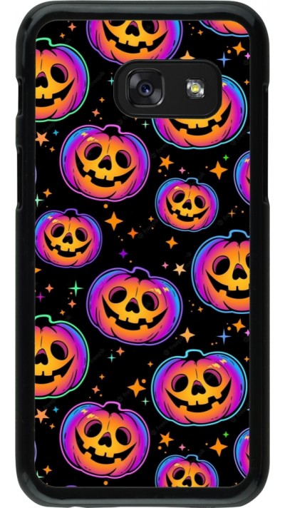 Coque Samsung Galaxy A3 (2017) - Halloween 2024 rainbow pumpkins