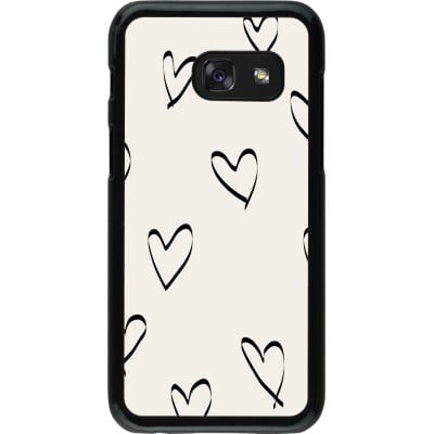 Coque Samsung Galaxy A3 (2017) - Valentine 2023 minimalist hearts