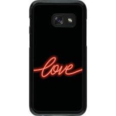 Samsung Galaxy A3 (2017) Case Hülle - Valentine 2023 neon love