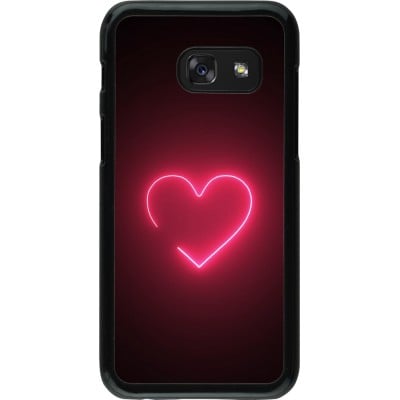 Coque Samsung Galaxy A3 (2017) - Valentine 2023 single neon heart