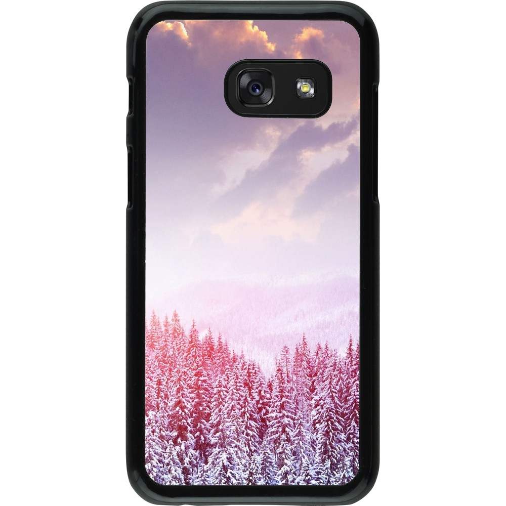 Coque Samsung Galaxy A3 (2017) - Winter 22 Pink Forest