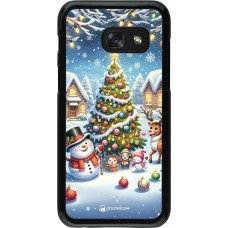 Coque Samsung Galaxy A3 (2017) - Noël 2023 bonhomme de neige et sapin