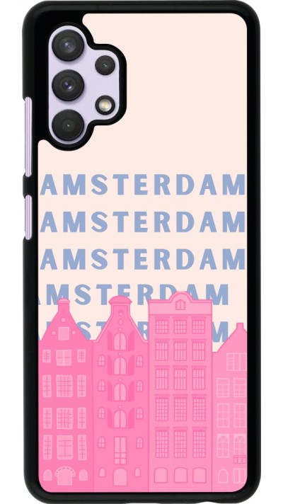 Coque Samsung Galaxy A32 - Amsterdam Pink Print