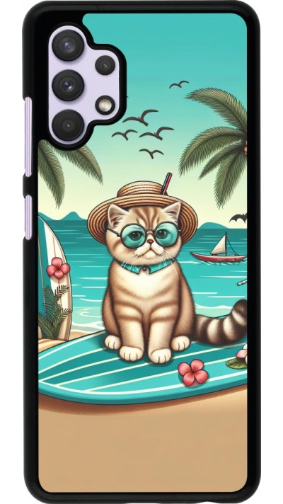 Coque Samsung Galaxy A32 - Chat Surf Style