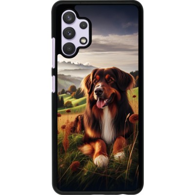 Coque Samsung Galaxy A32 - Chien Campagne Suisse