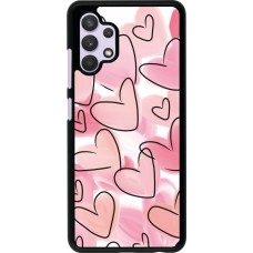 Coque Samsung Galaxy A32 - Easter 2023 pink hearts