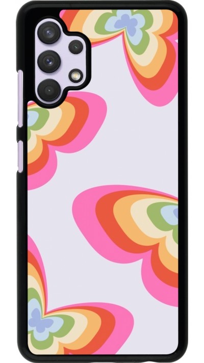 Coque Samsung Galaxy A32 - Easter 2024 rainbow butterflies