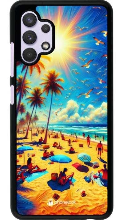 Coque Samsung Galaxy A32 - Été Paradis Paint