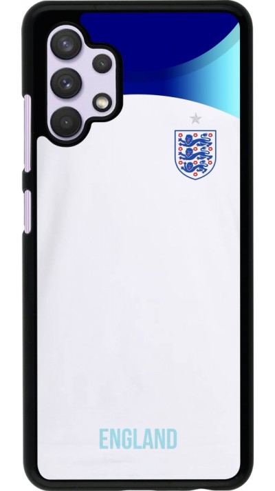 Coque Samsung Galaxy A32 - Maillot de football Angleterre 2022 personnalisable