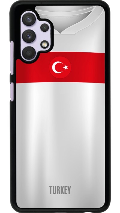 Coque Samsung Galaxy A32 - Maillot de football Turquie personnalisable