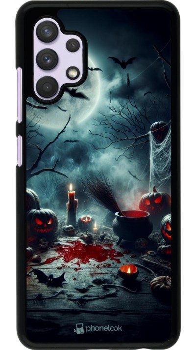 Coque Samsung Galaxy A32 - Halloween 2024 Dark Moon