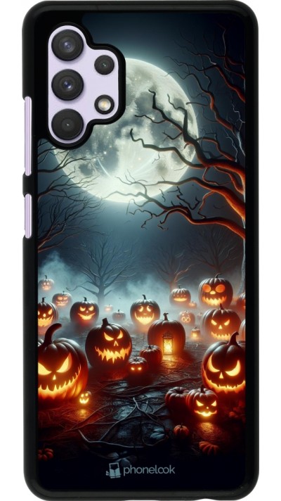 Coque Samsung Galaxy A32 - Halloween 2024 Many Pumpkins