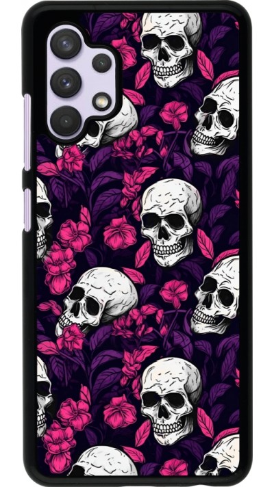 Coque Samsung Galaxy A32 - Halloween 2024 romantic skulls