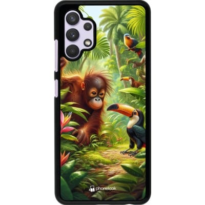 Coque Samsung Galaxy A32 - Jungle Tropicale Tayrona