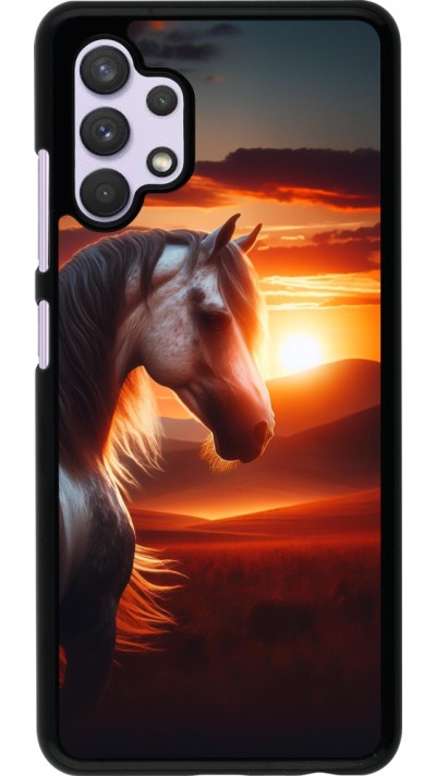 Coque Samsung Galaxy A32 - Majestic Sunset Horse