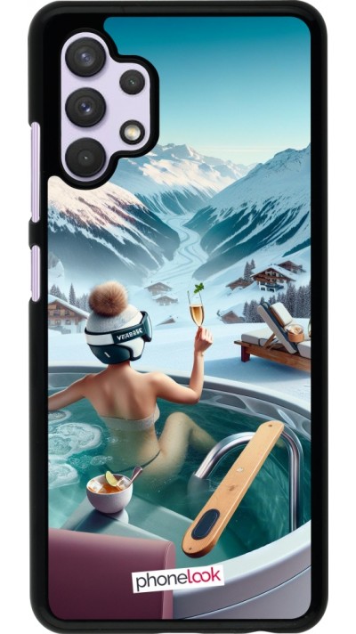 Coque Samsung Galaxy A32 - Montagne Glamour Jacuzzi