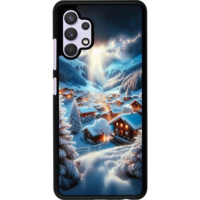 Coque Samsung Galaxy A32 - Mont Neige Lumière