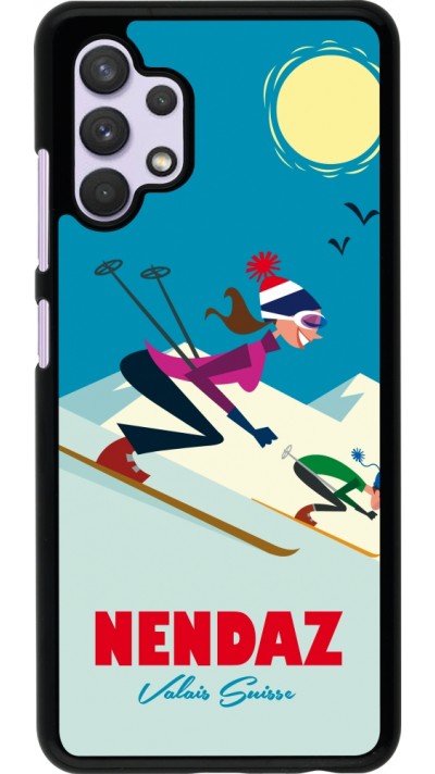 Coque Samsung Galaxy A32 - Nendaz Ski Downhill