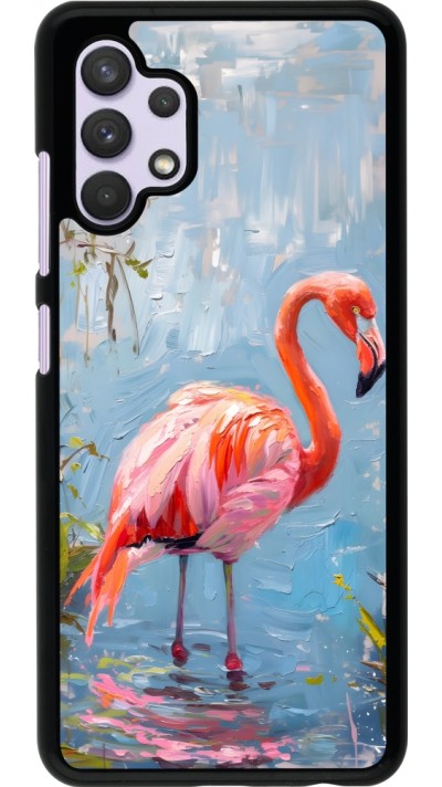 Coque Samsung Galaxy A32 - Paint Flamingo