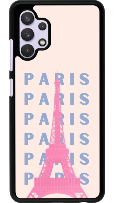 Coque Samsung Galaxy A32 - Paris Pink Print