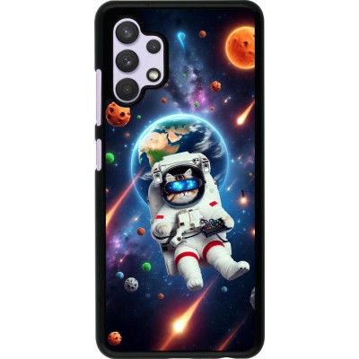 Coque Samsung Galaxy A32 - VR SpaceCat Odyssey