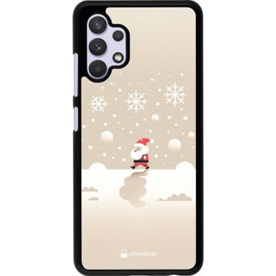 Coque Samsung Galaxy A32 - Noël 2023 Minimalist Santa