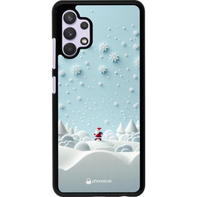 Coque Samsung Galaxy A32 - Noël 2023 Petit Père Flocon